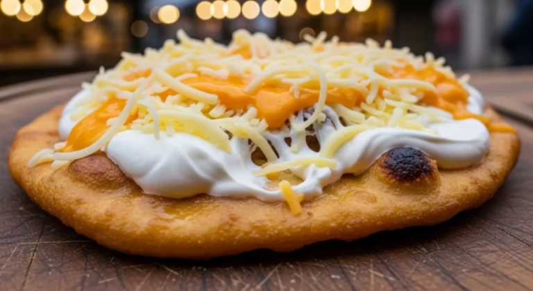 Langos plato tipico budapest